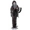 8.5 ft Standing Halloween Grim Reaper Decoration with Sound-Activated Eyes and Movable Arms